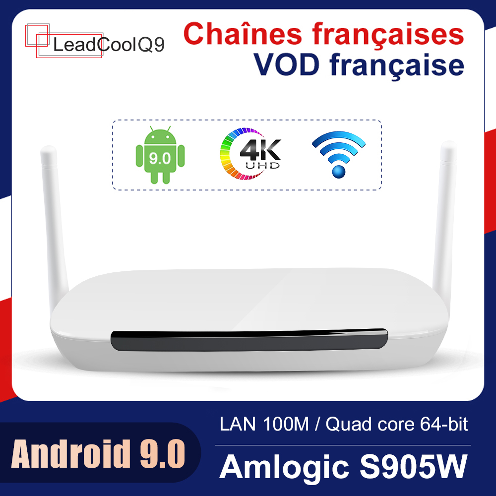 Q9 S905W Android TV Box Player 4K H.265 IPTV Box 1080P - leadcool