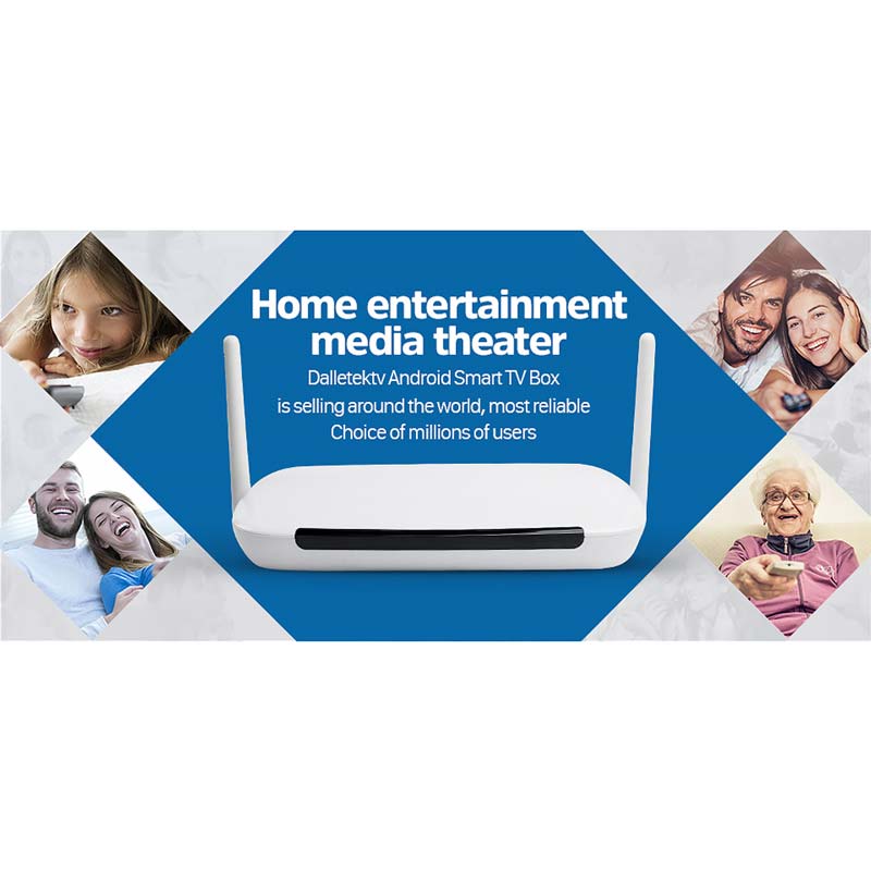 Q9 S905W Android TV Box Player 4K H.265 IPTV Box 1080P - leadcool