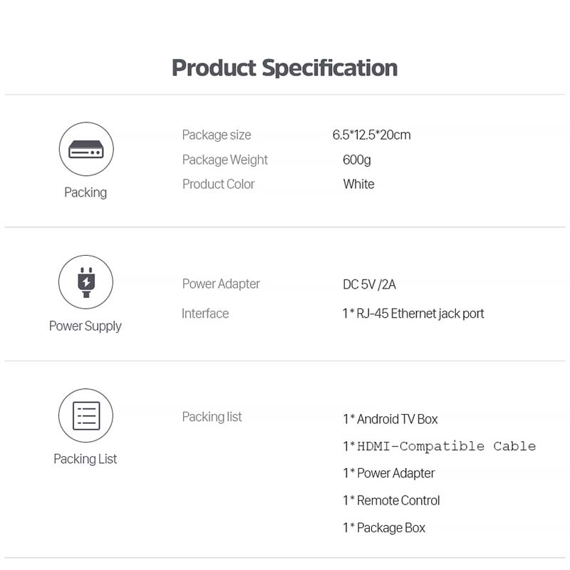 Q9 S905W Android TV Box Player 4K H.265 IPTV Box 1080P - leadcool